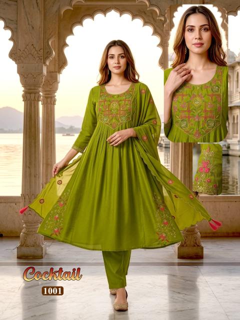 Desi kudi cocktail anarkali 3pcs wholesale ladies kurti in ludhiana